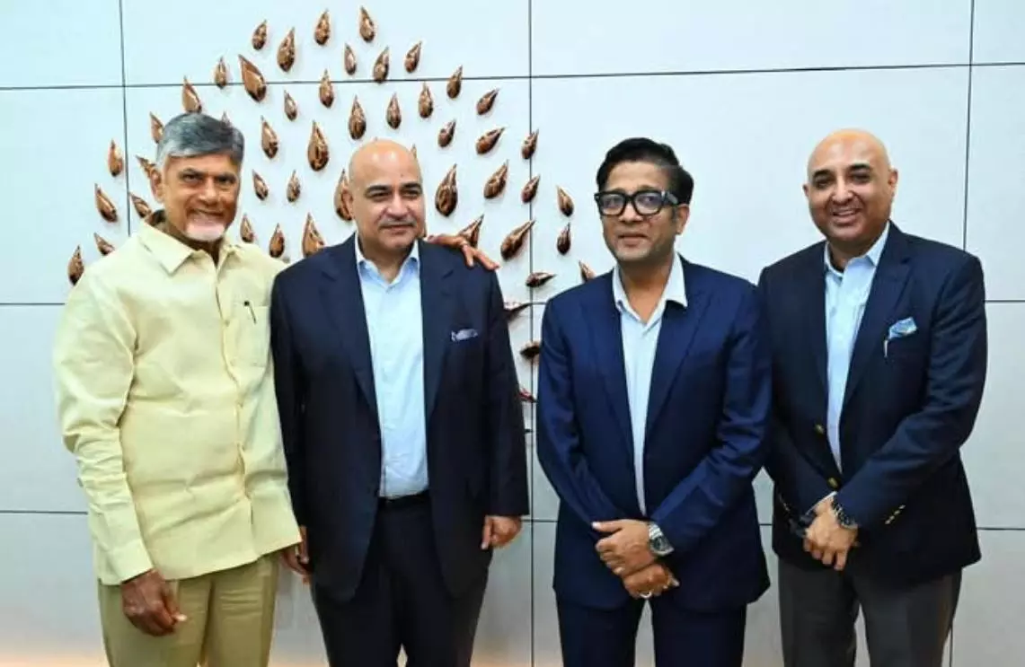 Naidu, Lokesh discuss investments to AP for renewable energy projects