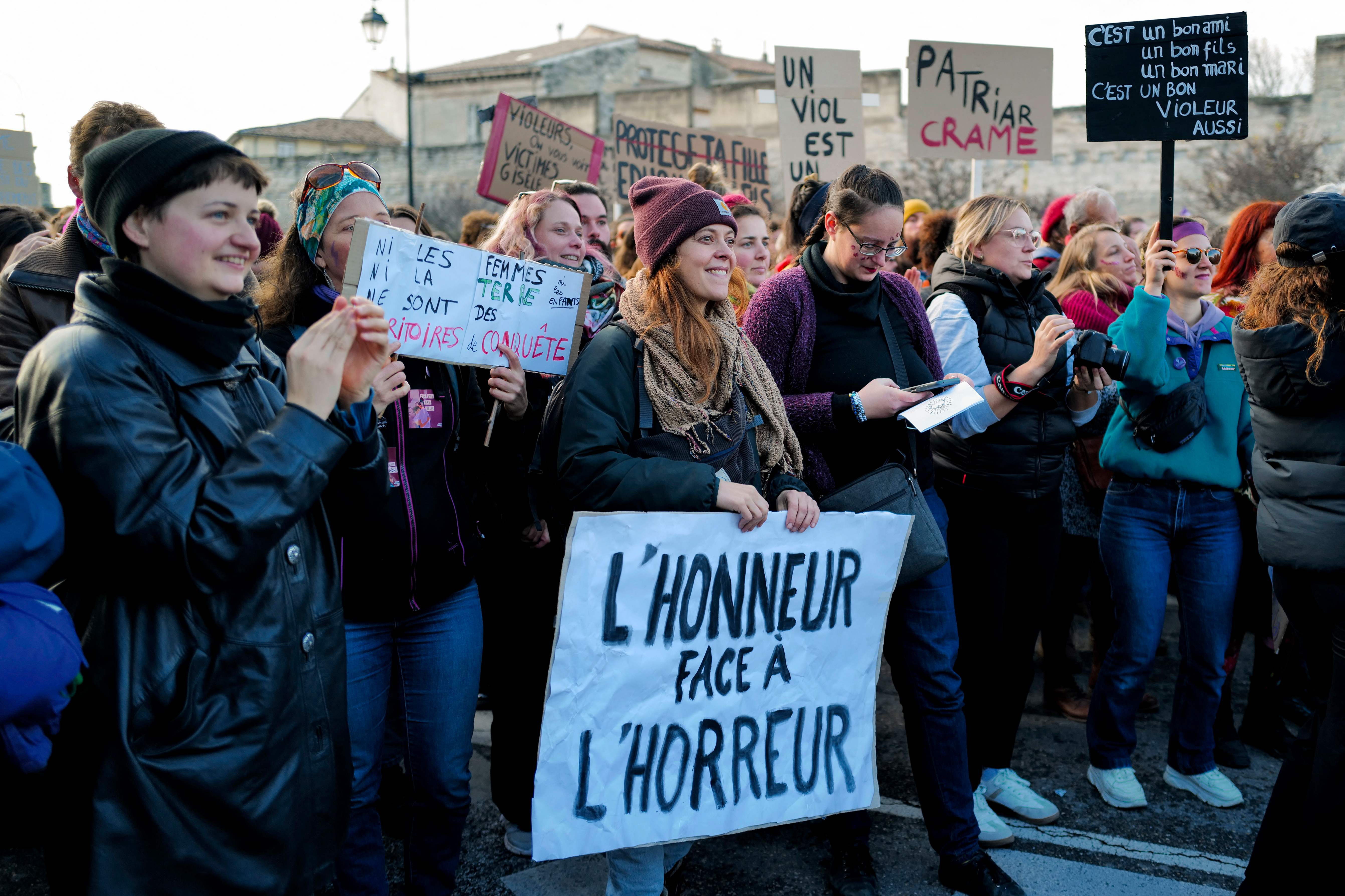 Women's right activists rally in France ahead of Gisèle Pelicot's rape trial verdict