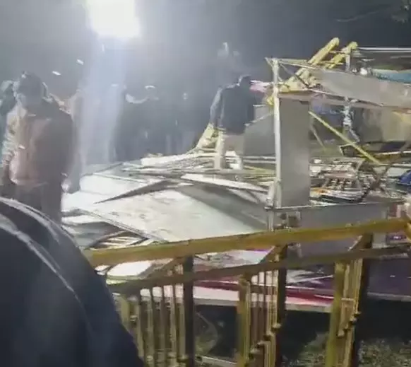 30 injured as iron gate collapses at event venue in Odisha