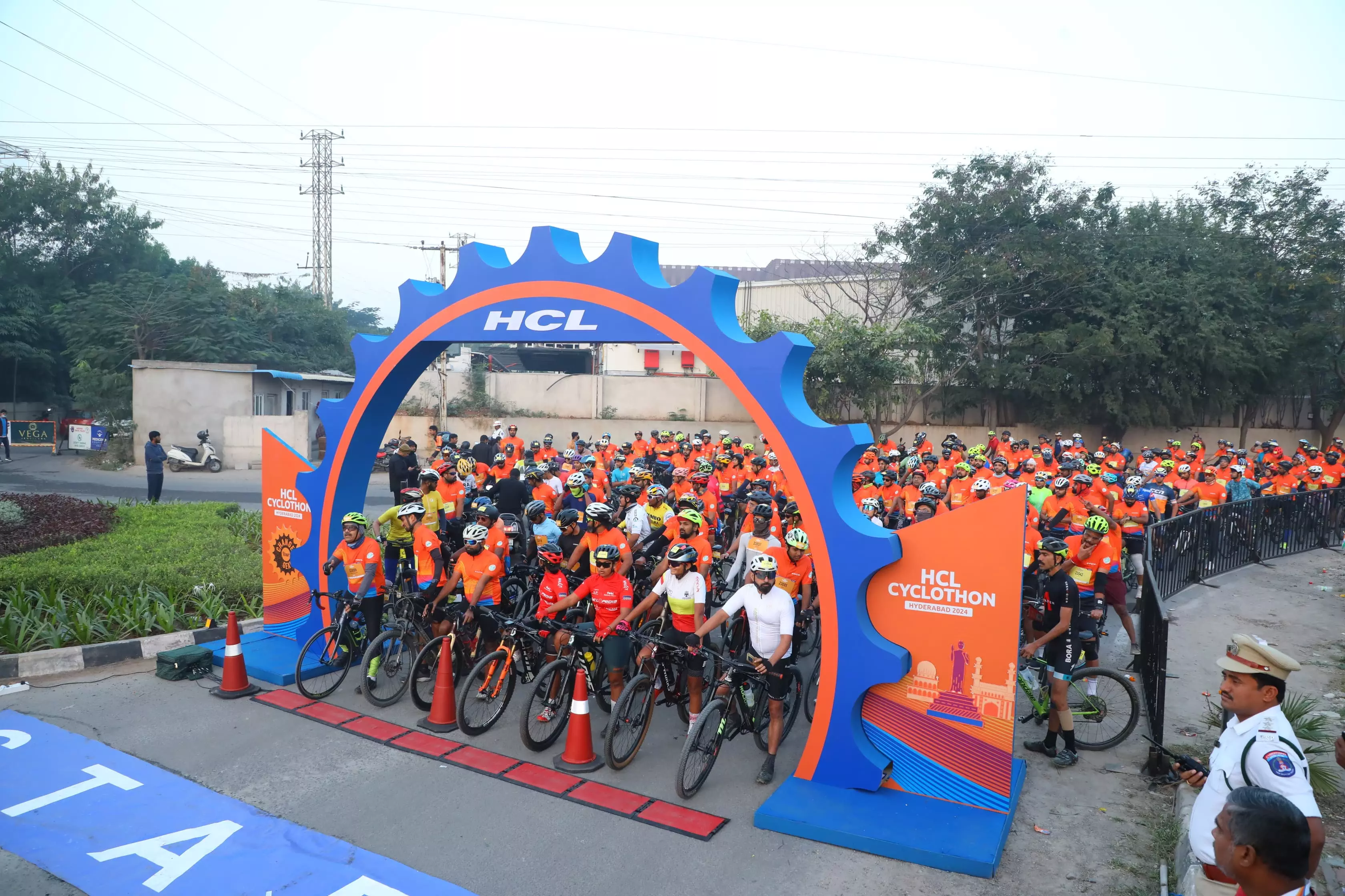 Over 1,500 Cyclists Join HCL Cyclothon Hyderabad