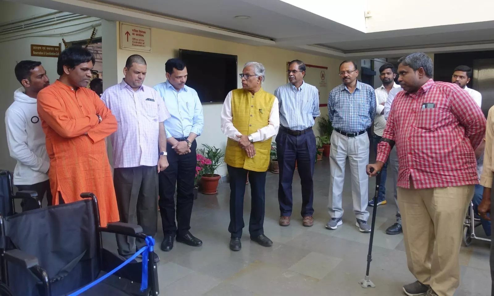 University of Hyderabad Goes Wheelchair Friendly