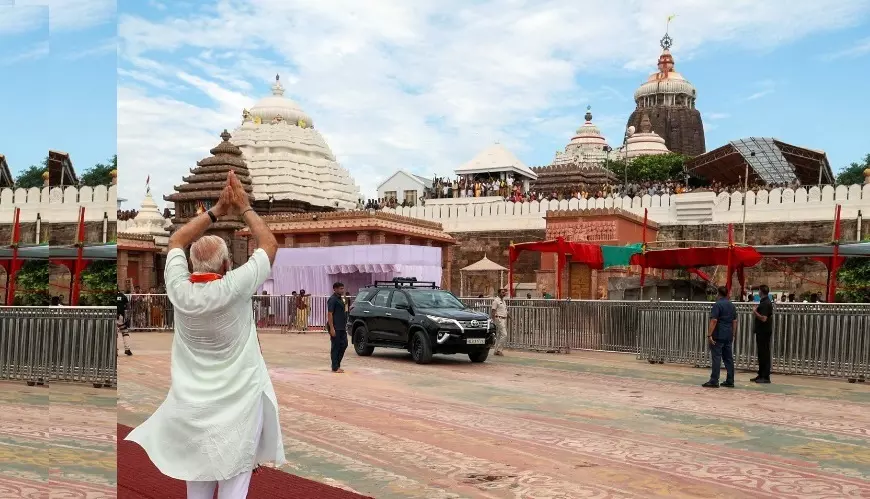 Repair Work on Ratna Bhandar of Lord Jagannaths Temple Begins