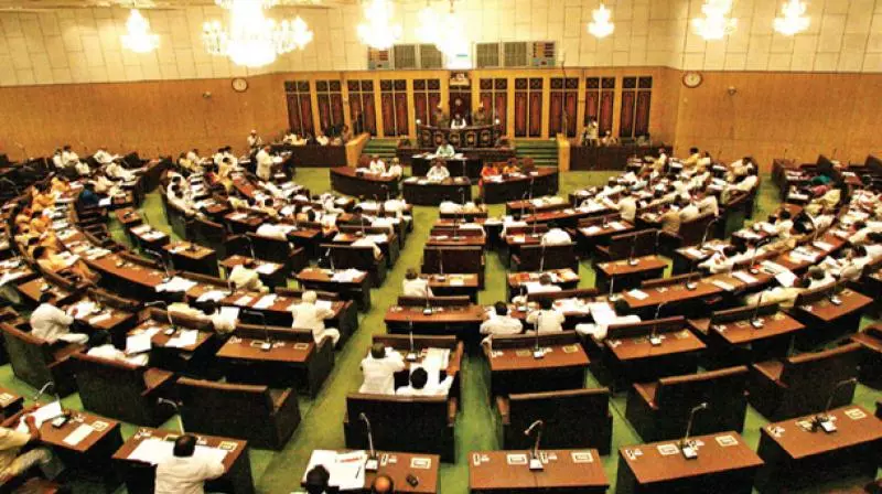 Assembly adjourned amid BRS protests over Lagcharla issue