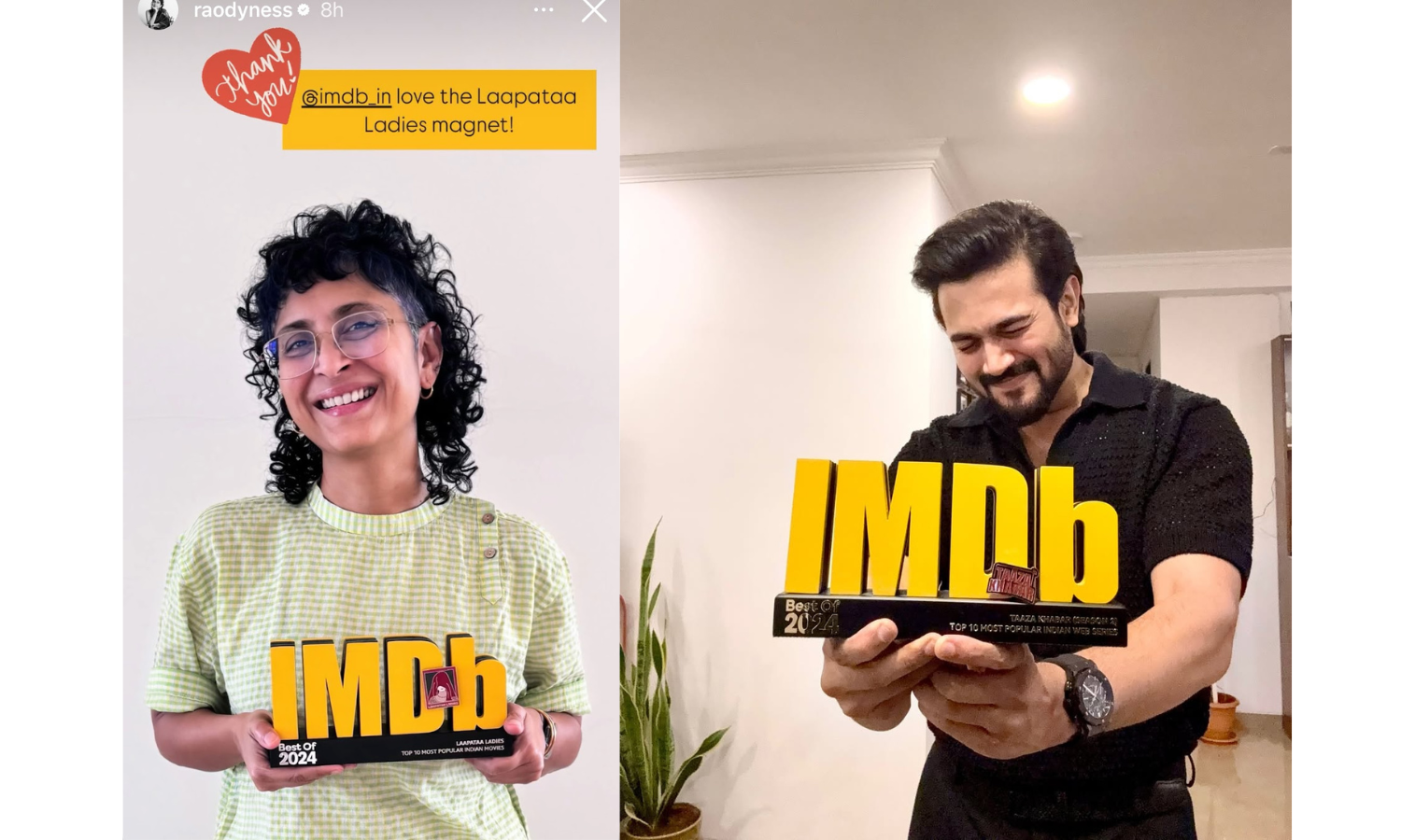 IMDb Honours Most Popular Indian Titles of 2024 with Limited Edition Custom Magnets and Awards