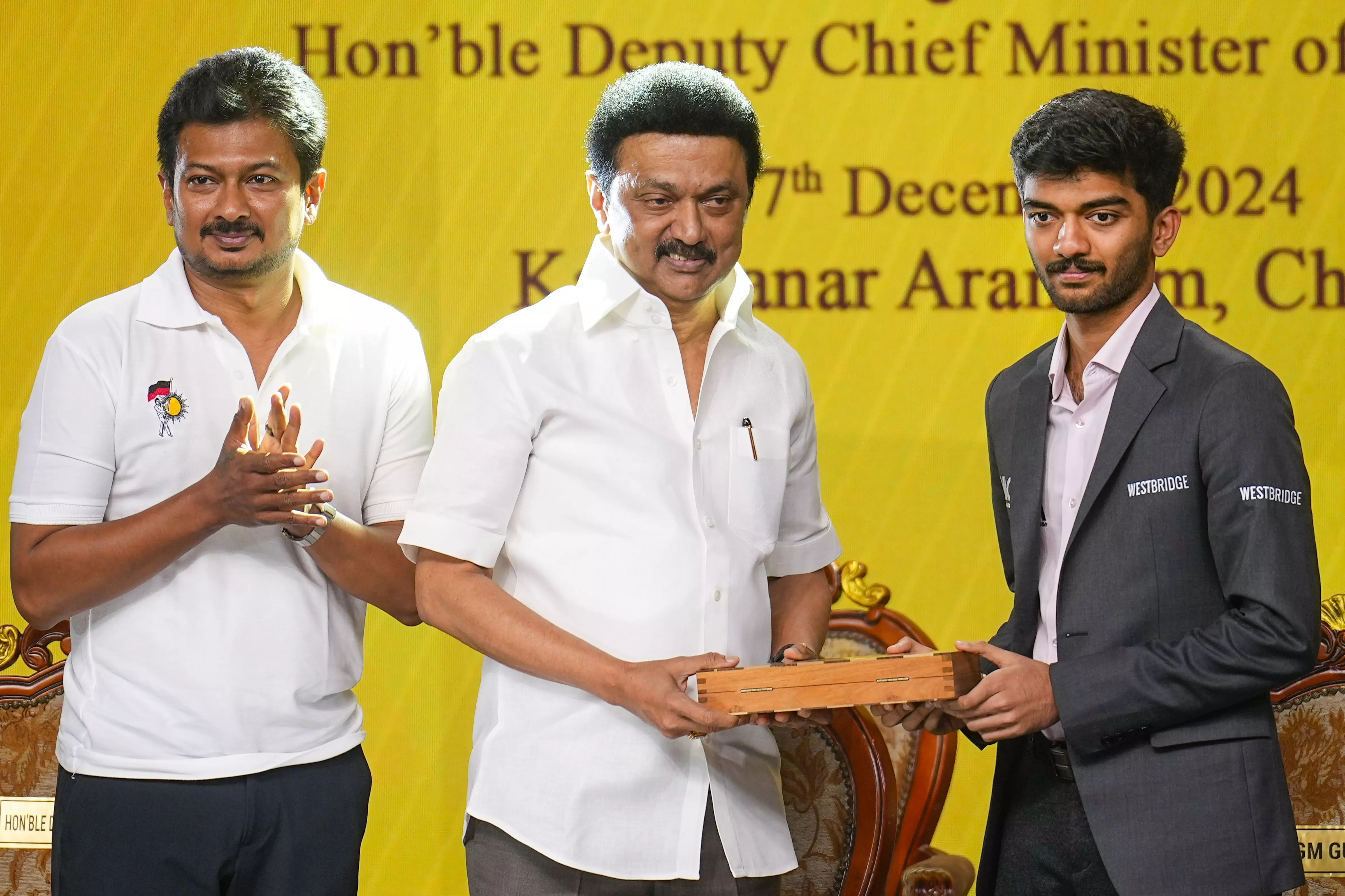 MK Stalin felicitates Gukesh, announces to set up Home of Chess Academy