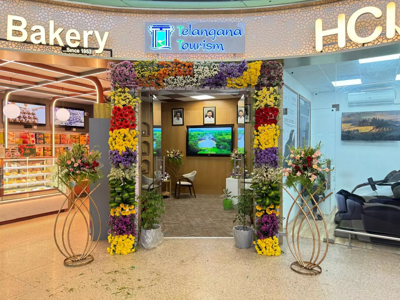 Telangana Tourism Info Centre Opened at Airport