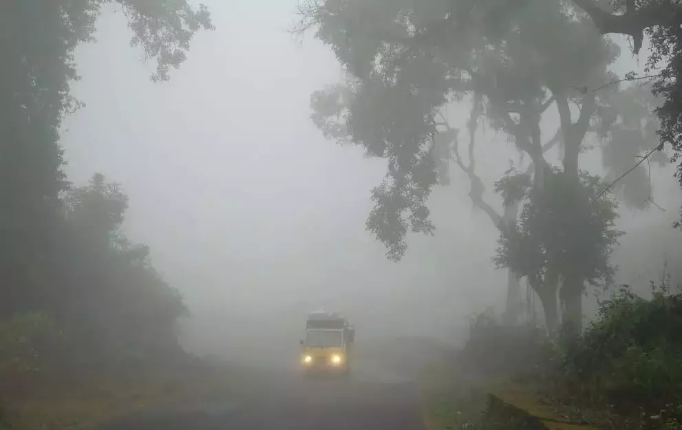 Police urge caution on ORR and sub-roads with winter fog