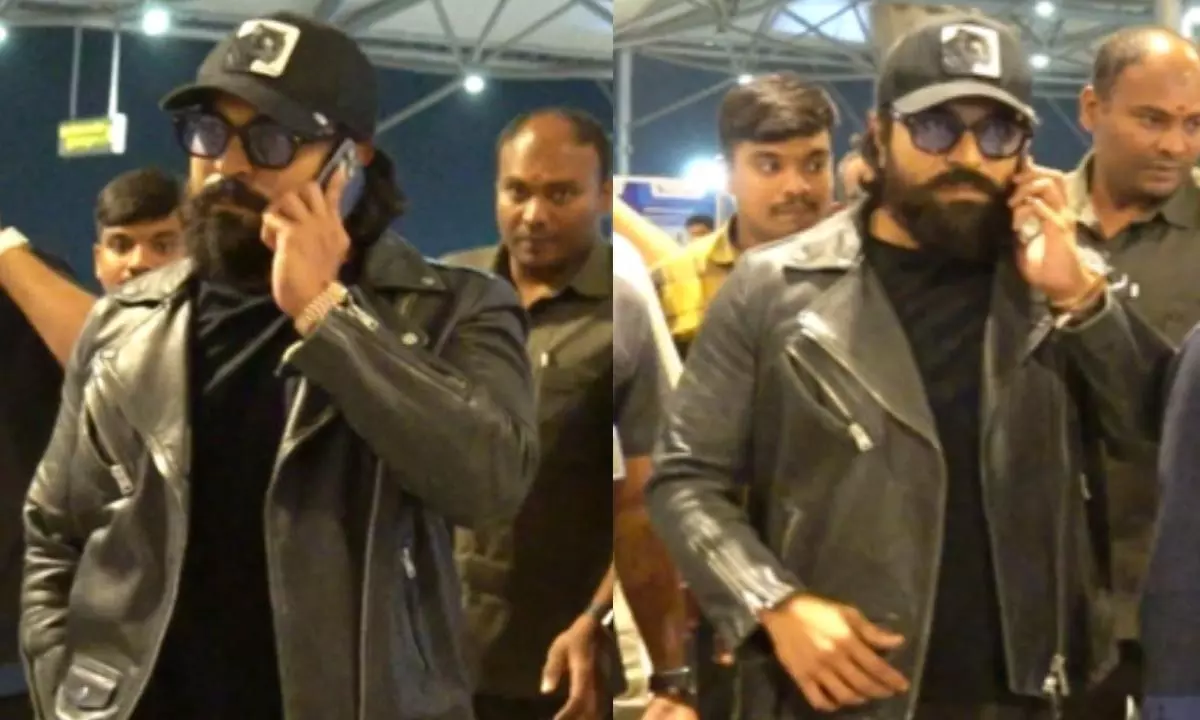 Ram Charan leaves for US for Dallas Event