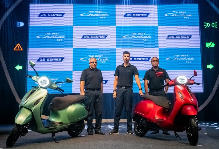 Bajaj drives in Chetak 35 Series electric scooter at Rs 1.20 lakh