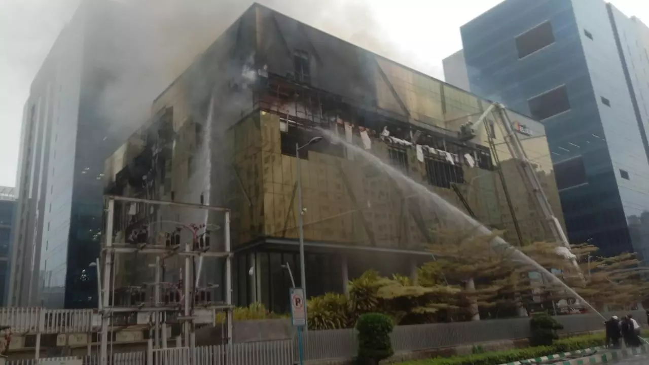 Fire Breaks Out at Sattva Building in Hitec City