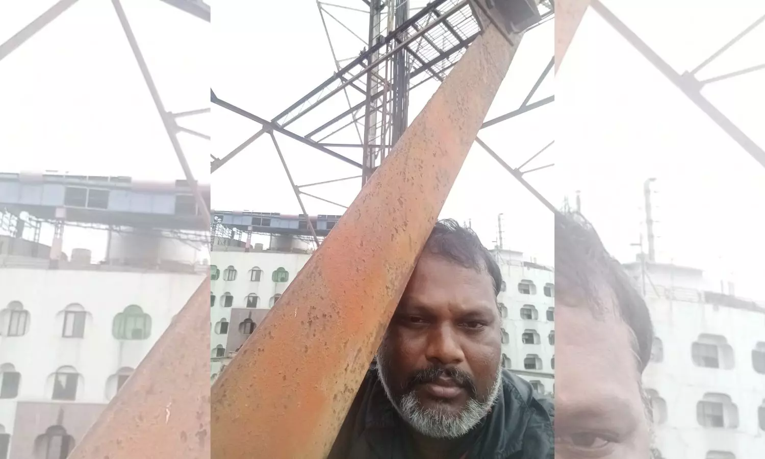 Hyderabad: Home Guard Seeks Reinstatement By Climbing on Tower Near LB Stadium