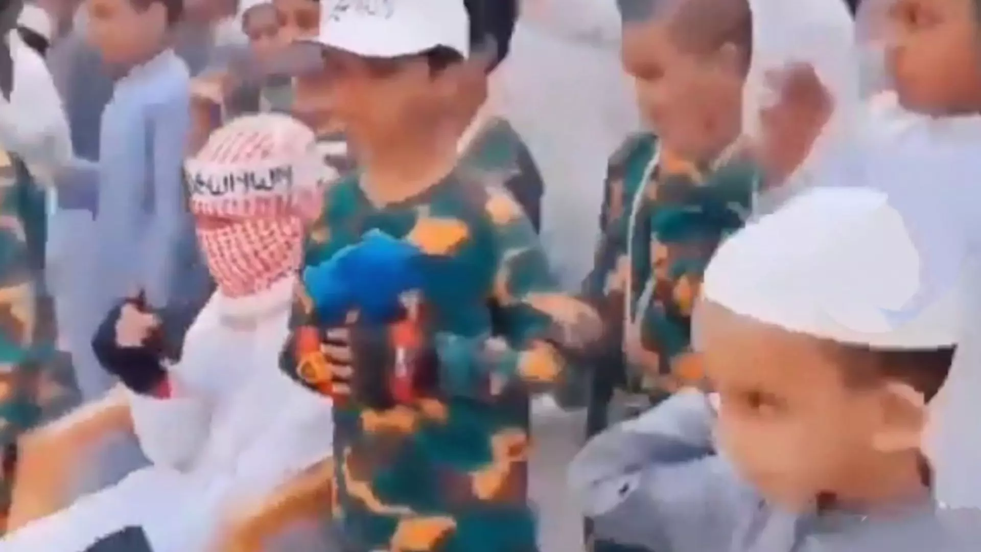 Bangladeshi Madrasa Students Dressed as ISIS Fighters at Cultural Program