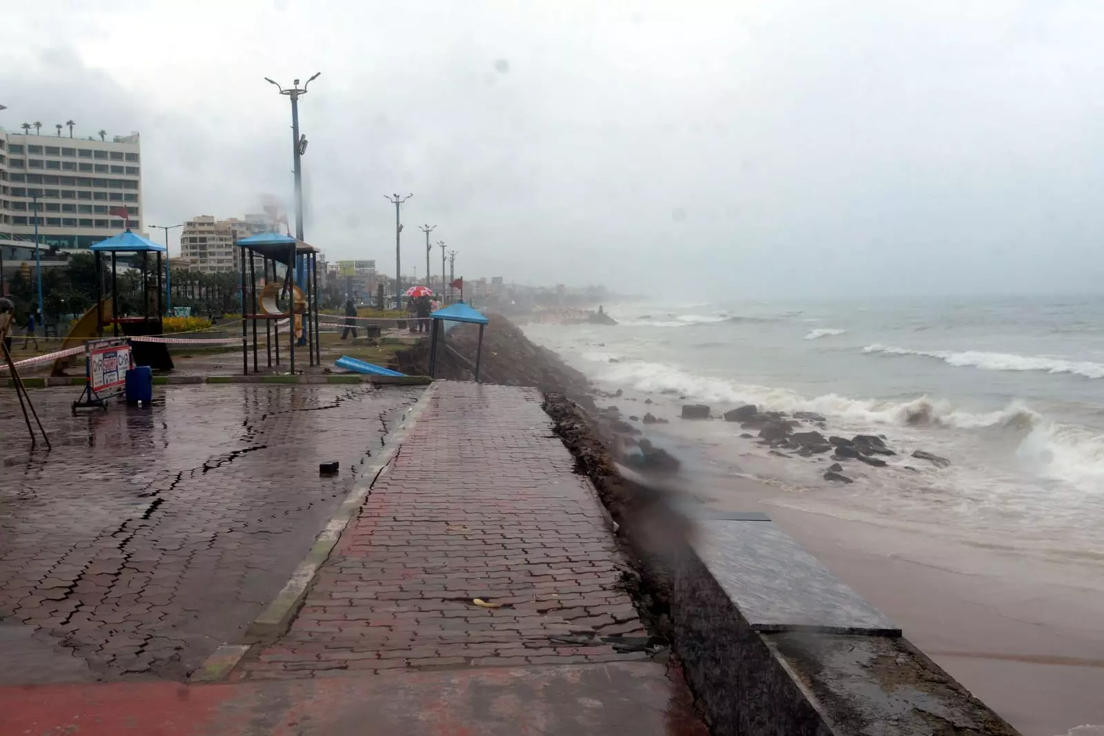 Rains destroy paddy over 400 hectares in N. Andhra; depression moves northeast