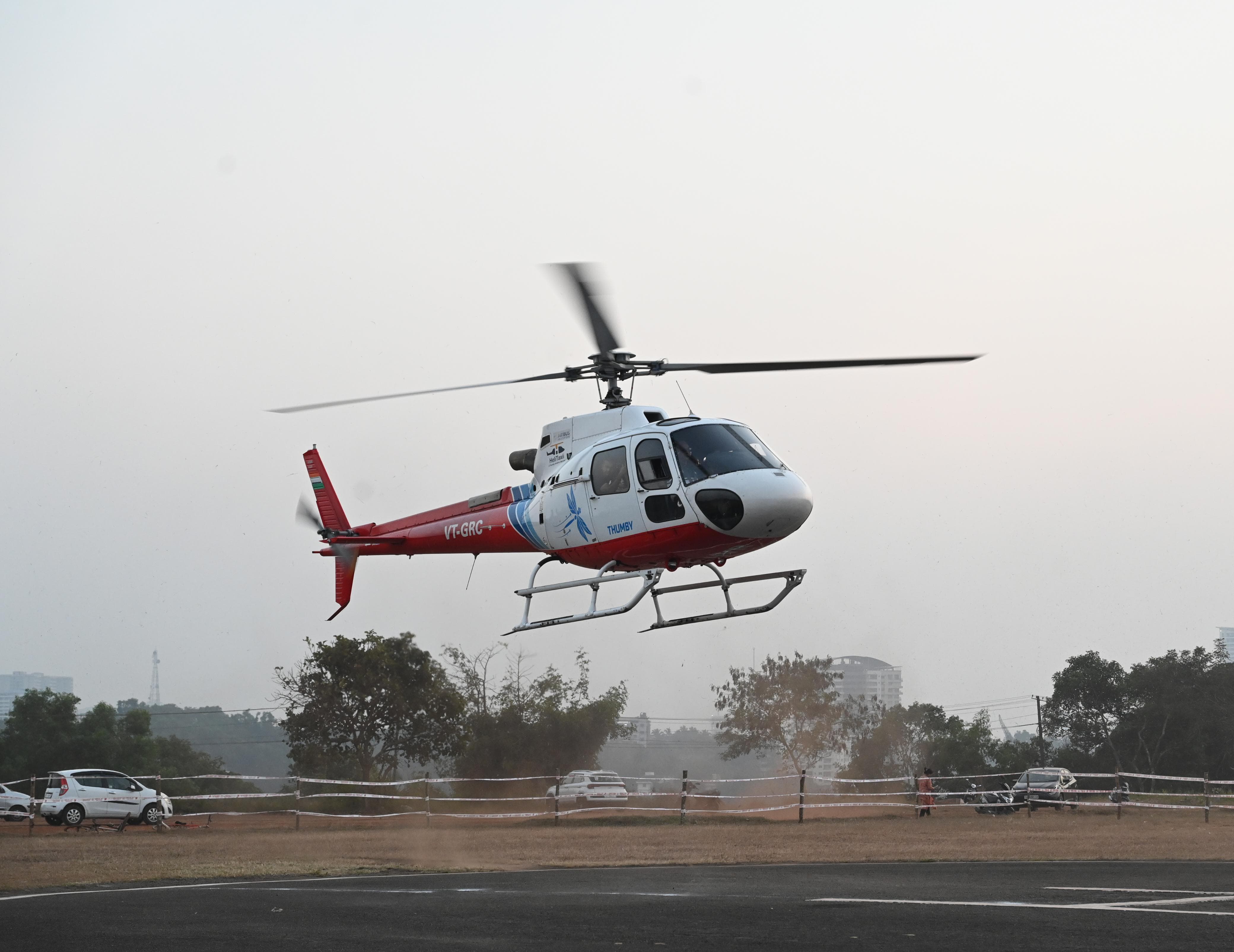 Helicopter Rides Take Flight at Karavali Utsav in Mangaluru