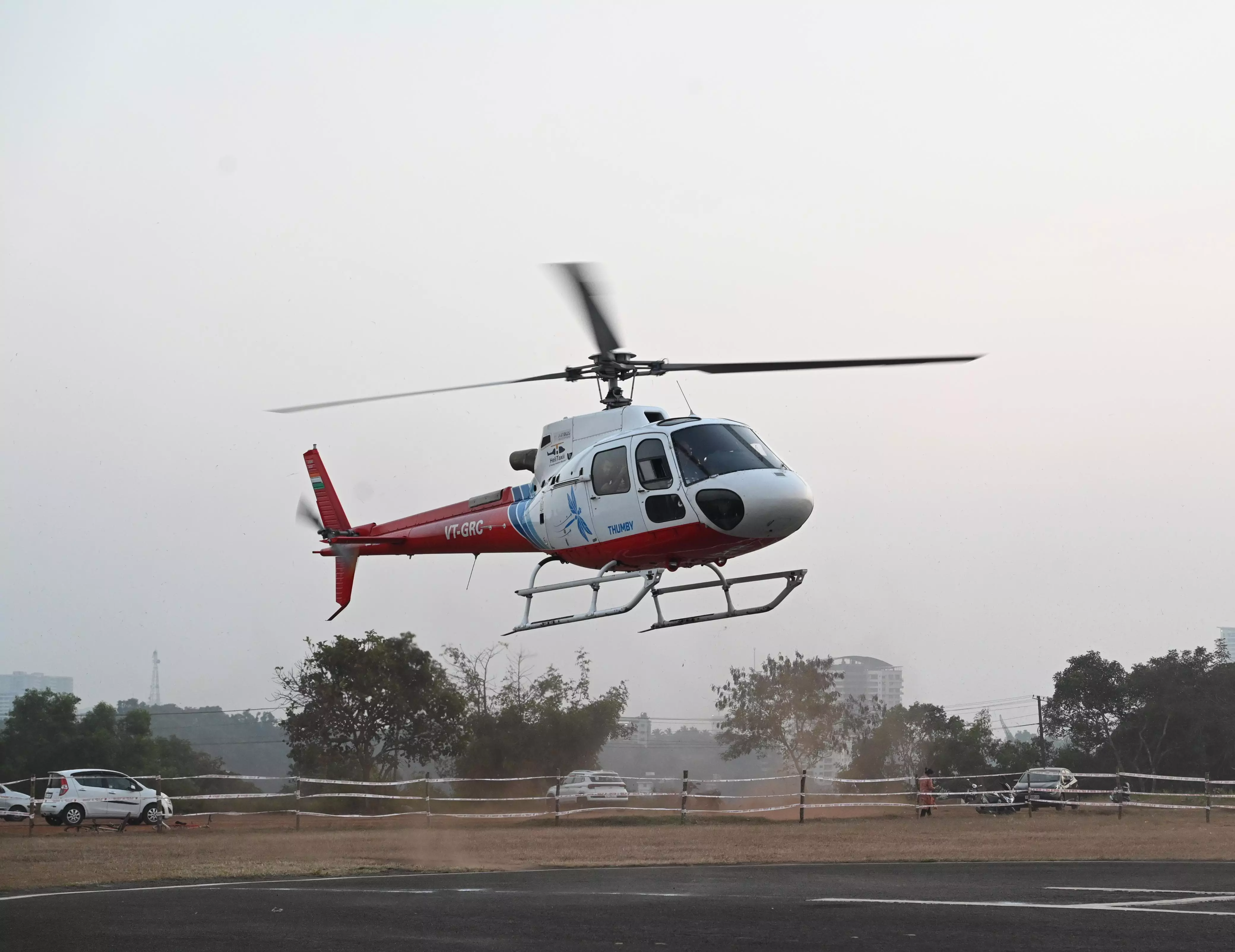 Helicopter makes emergency landing near Kathmandu after being hit by bird