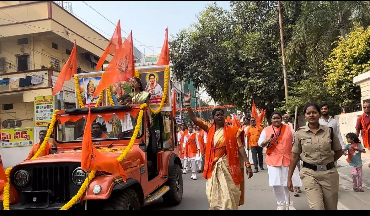 Durga Vahini takes out massive rally