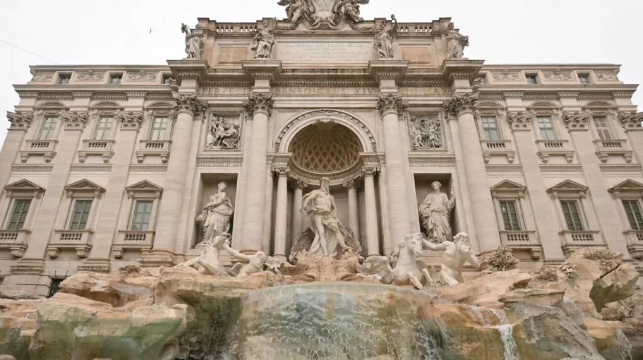 Rome's iconic Trevi Fountain reopens after renovation work in time for the Jubilee Holy Year