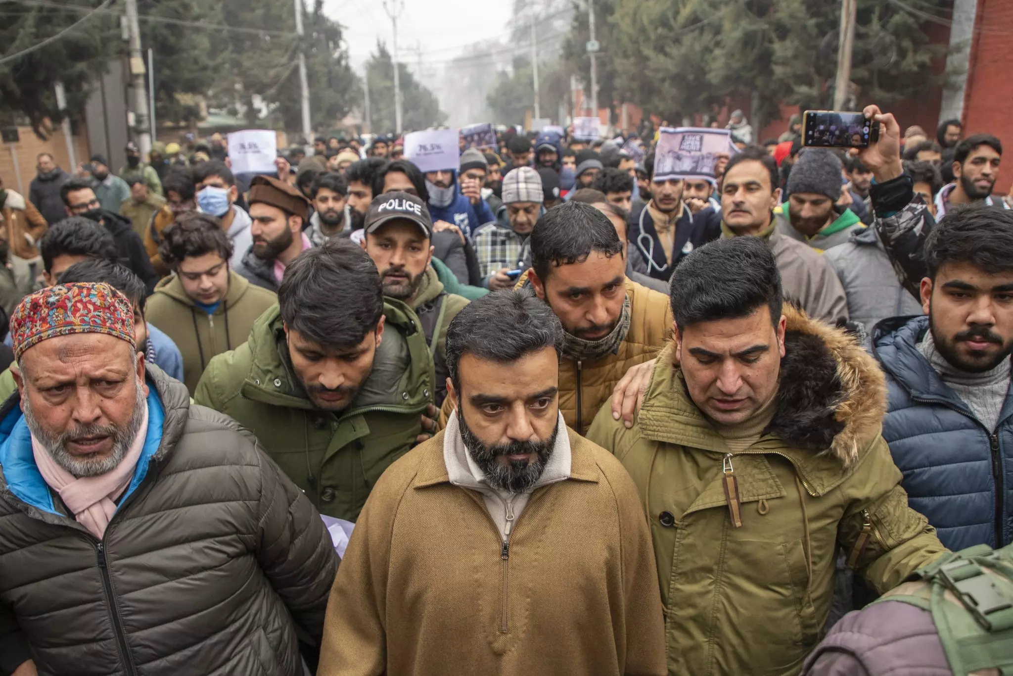 J&K Reservation Row: NC MP Ruhullah Mehdi, Opposition Leaders Join Students’ Protest