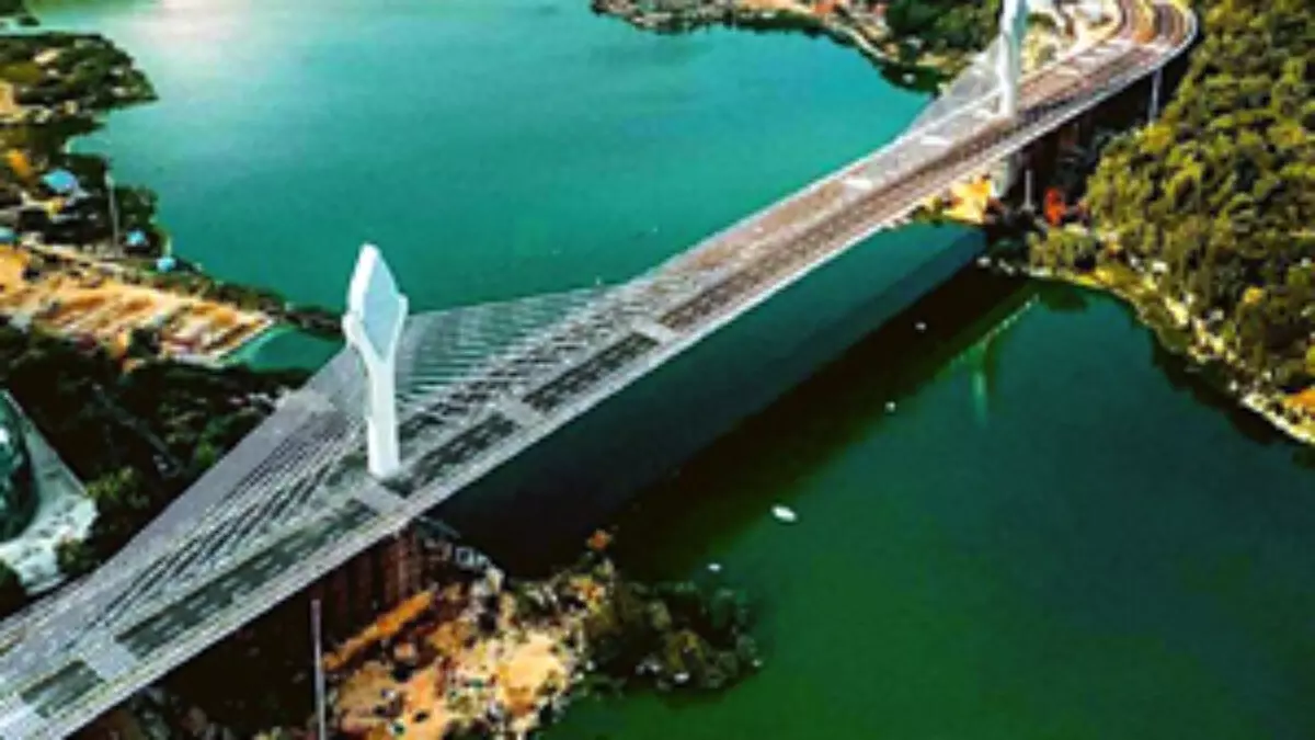 Khammam: Cable bridge over Munneru to open for public in Jan