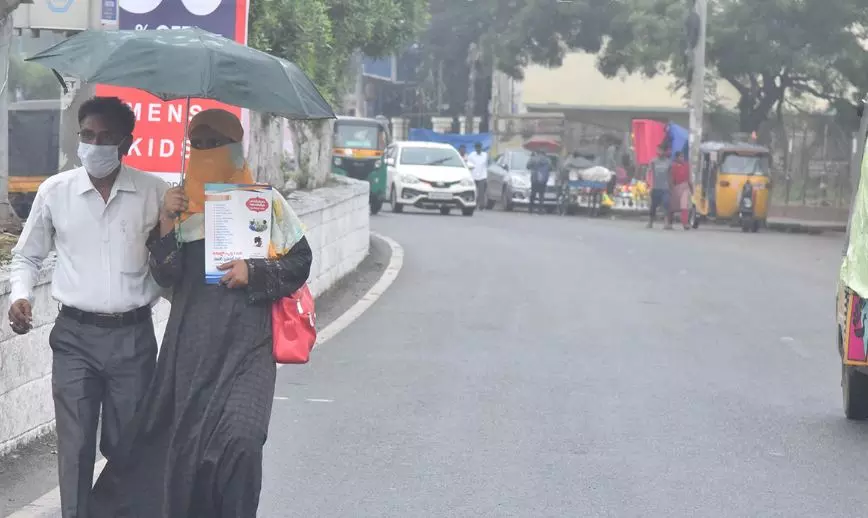 Intermittent drizzle likely in Hyderabad