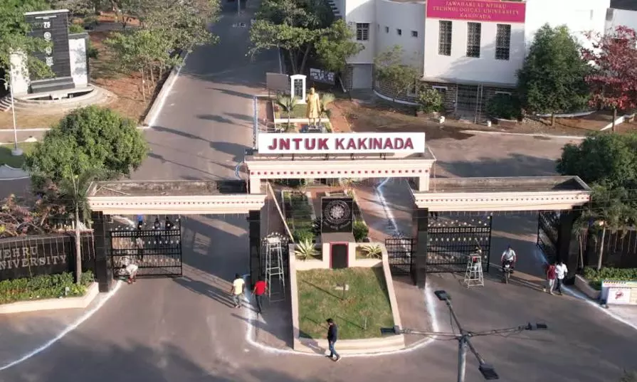 Drone Surveillance at JNTUK Campus