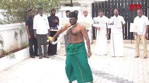 K Annamalai Whips Himself in Protest Against Campus Assault