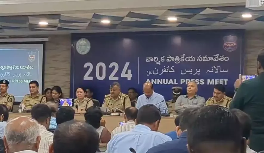 Crime Rate in Telangana Up by 22pc in 2024: DGP