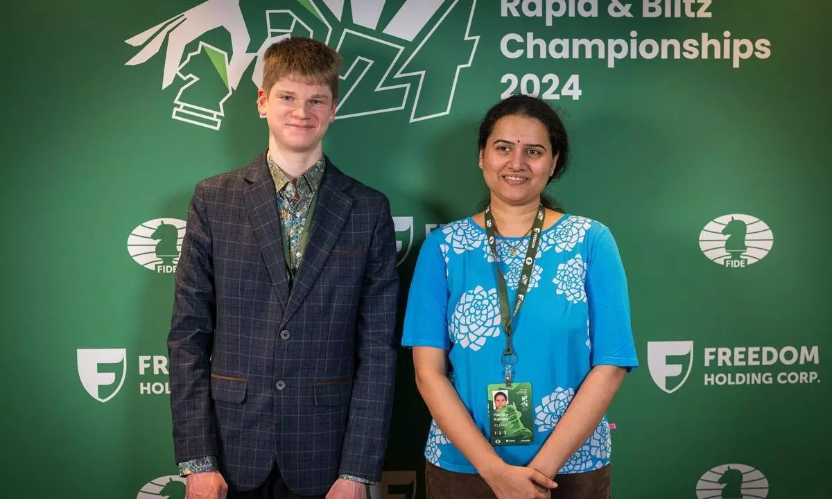 Naidu, Others Hail FIDE Women’s World Rapid Chess Winner Koneru Humpy