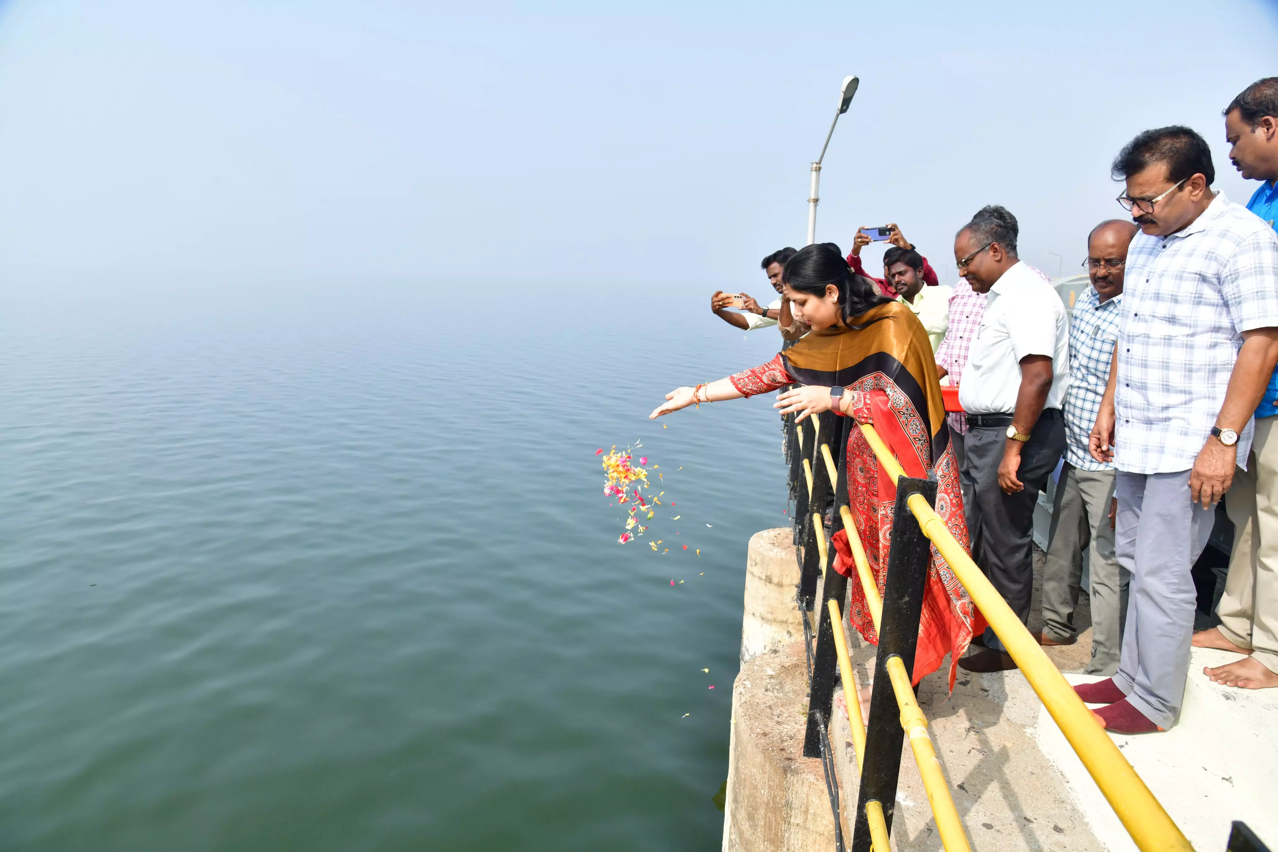 Water Released from Lower Manair Dam for Rabi Season