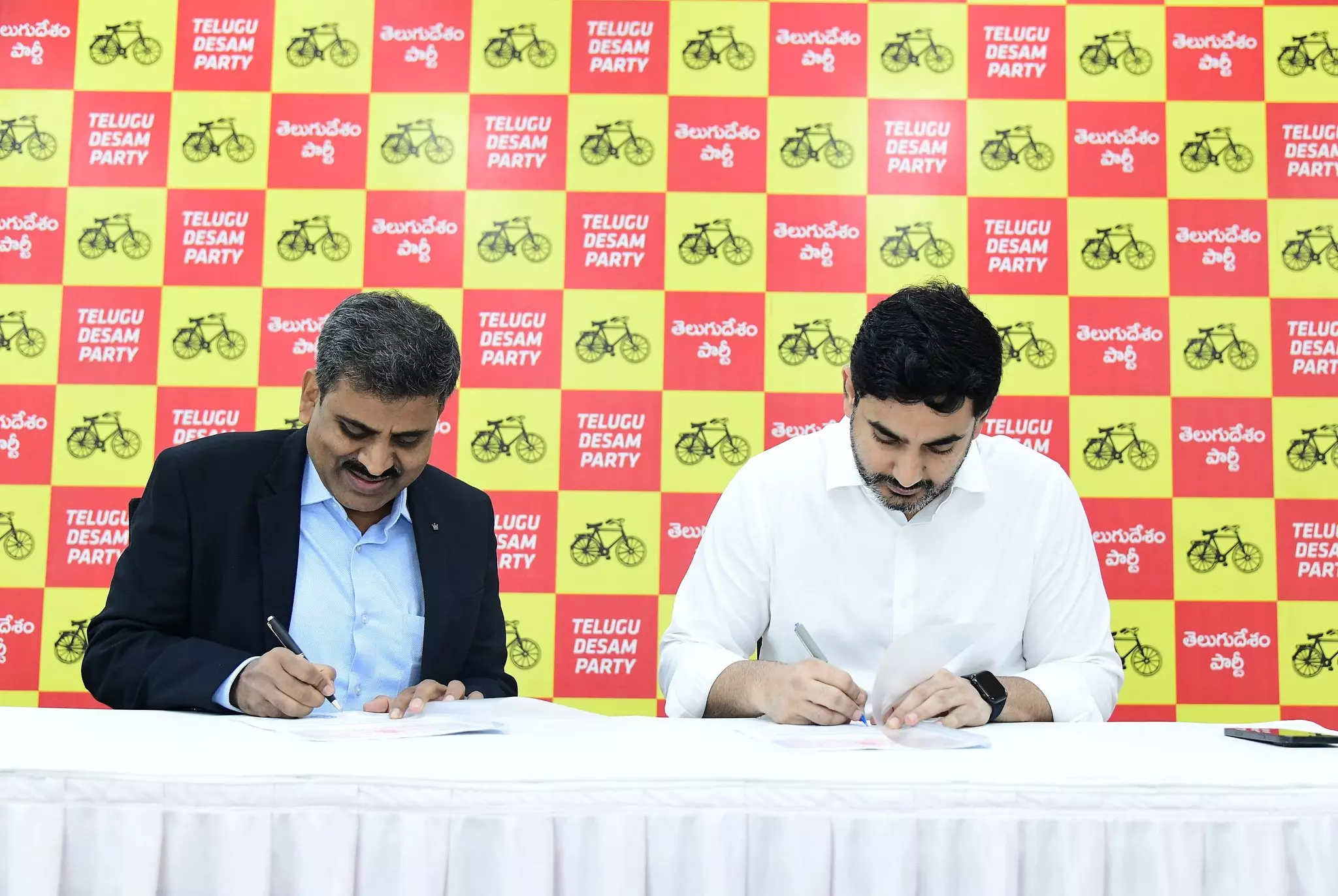 TDP Signs MoU to Provide Rs 5 Lakh Accident Insurance to Party Workers