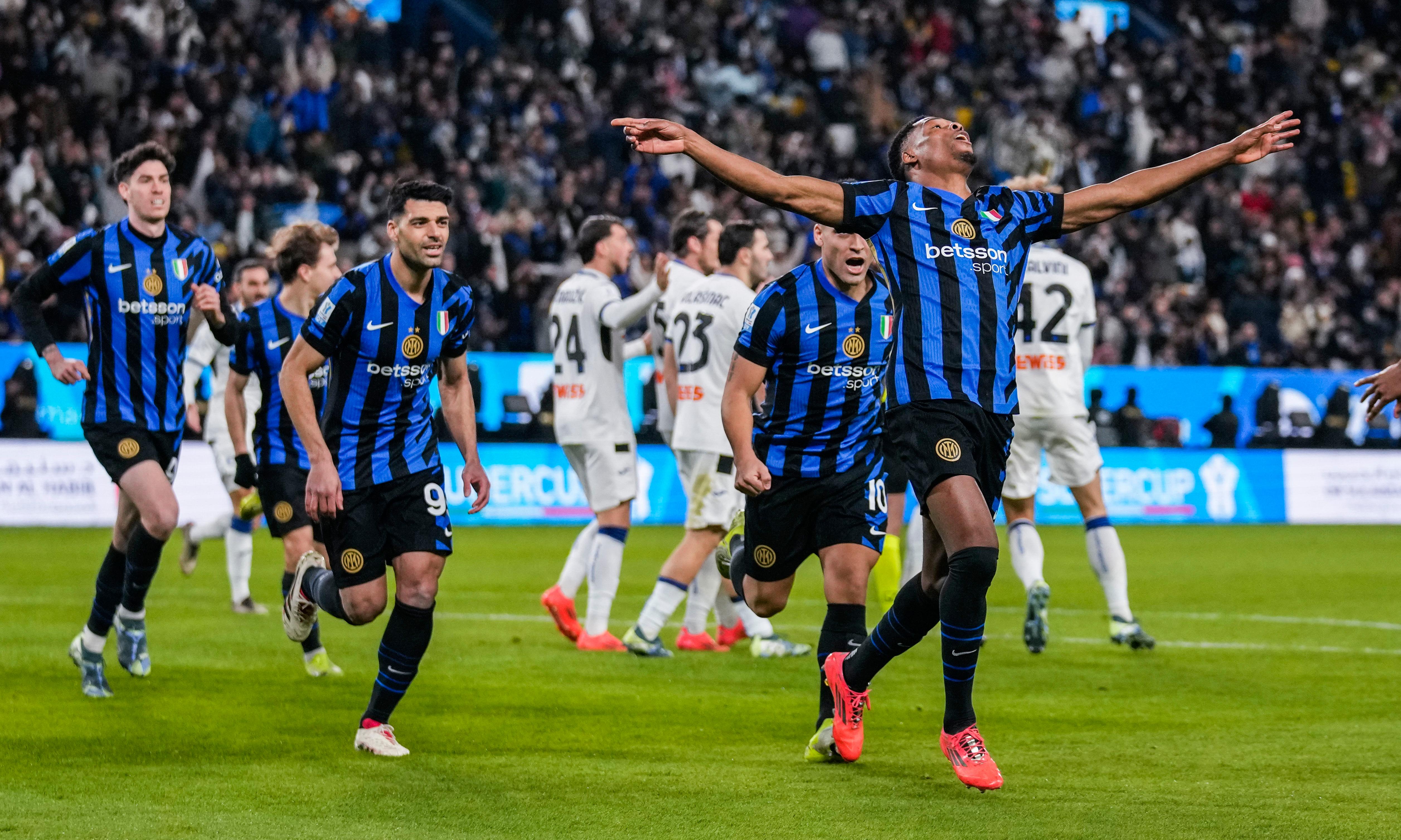 Inter Milan extends dominance over Atalanta with 2-0 win in Italian Super Cup semifinals