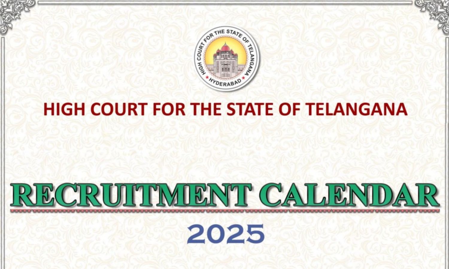 Calendar 2025 High Court 