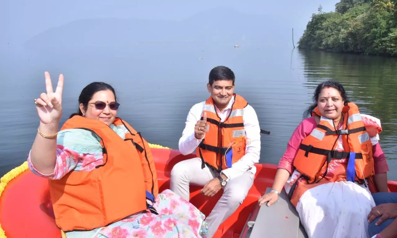 Minister Launches Water Sports in Thatipudi Reservoir