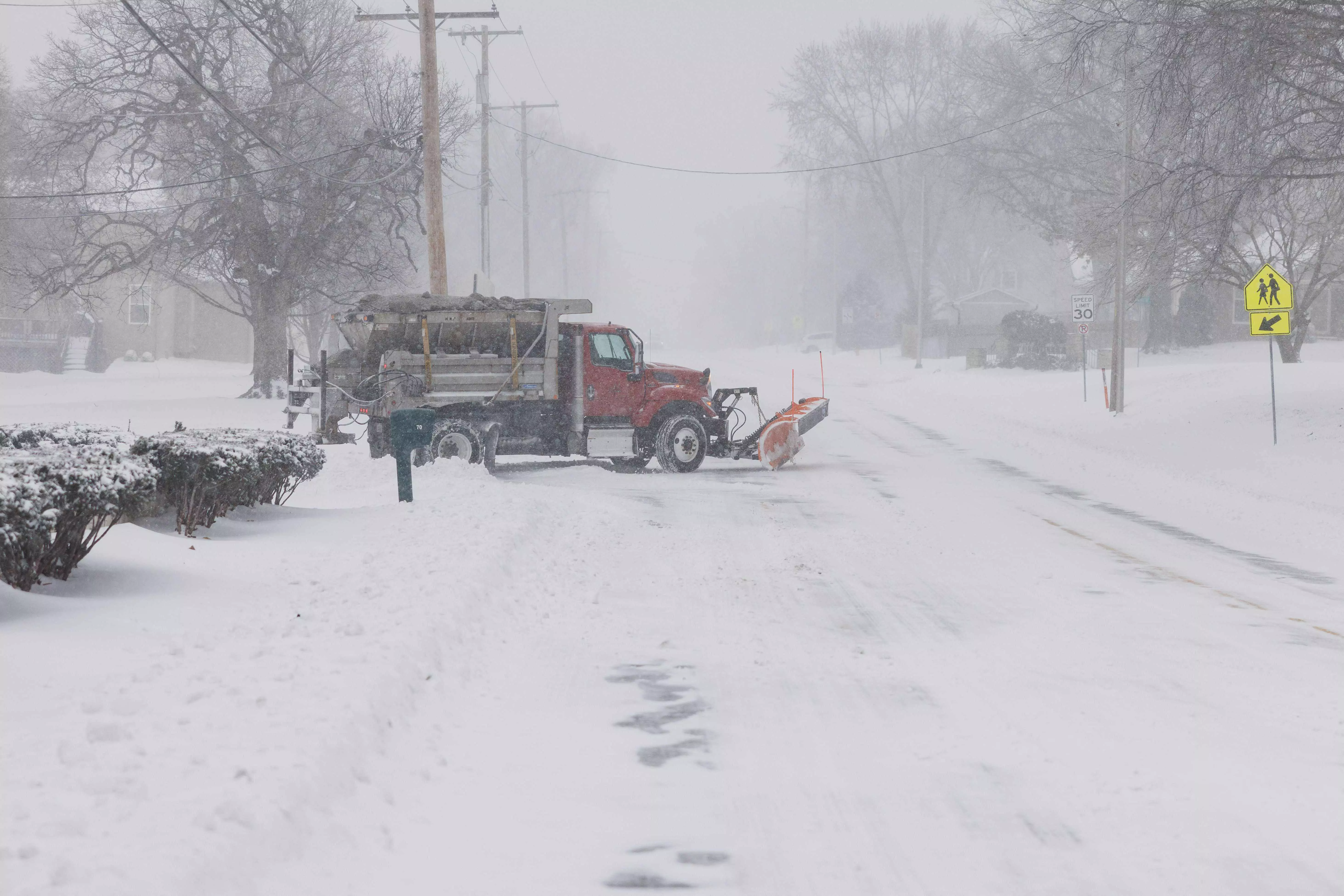 The heaviest snowfall in a decade is possible as a wintry blast roils parts of the US