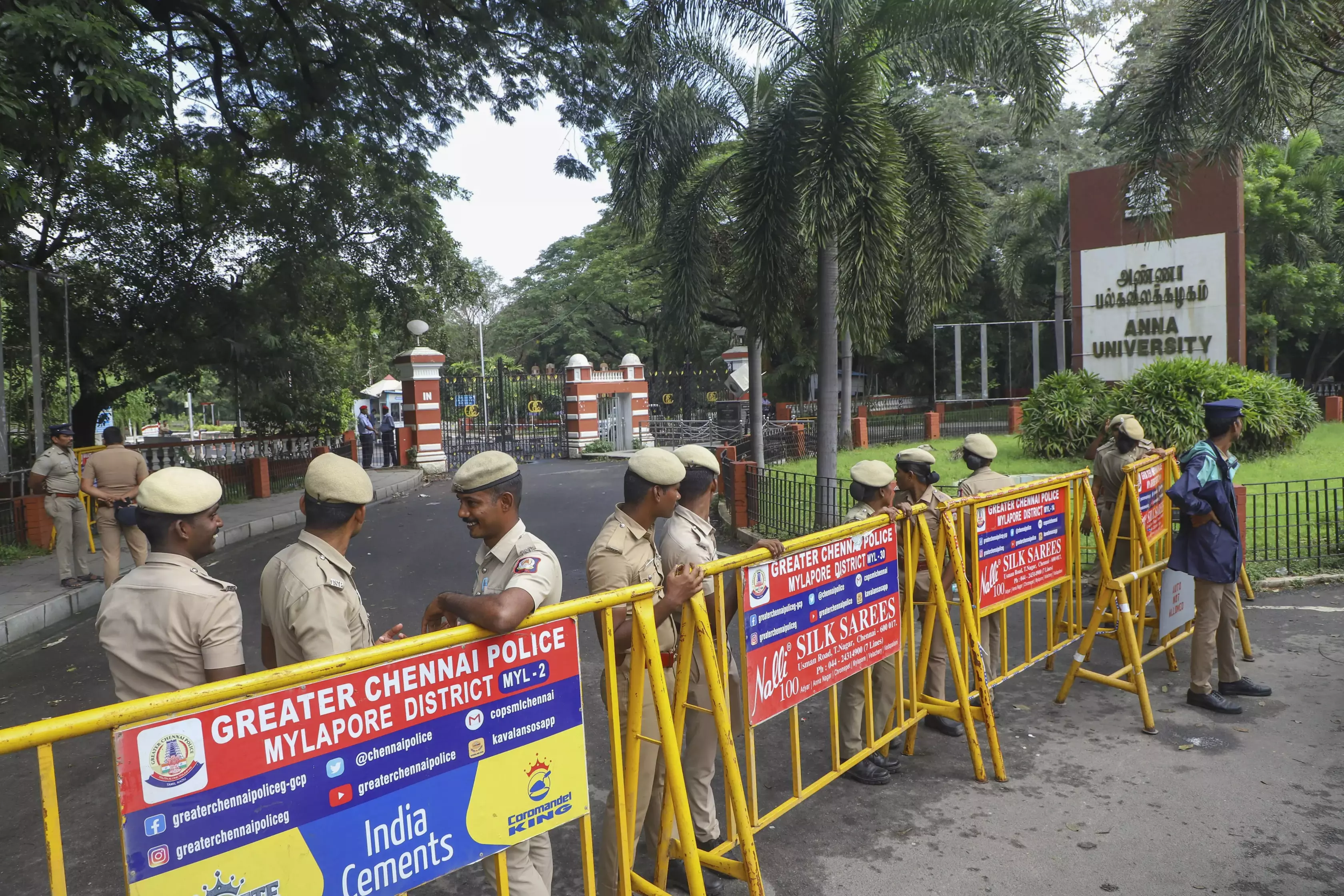 AIADMK students wing members detained for bid to stage protest in front of Anna University