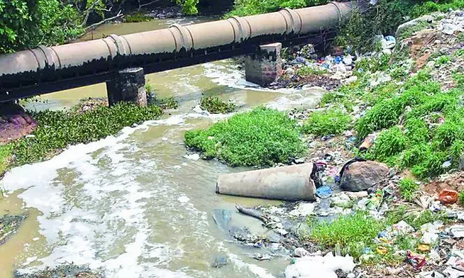 Drinking Water Mixing with Drainage in Serilingampally