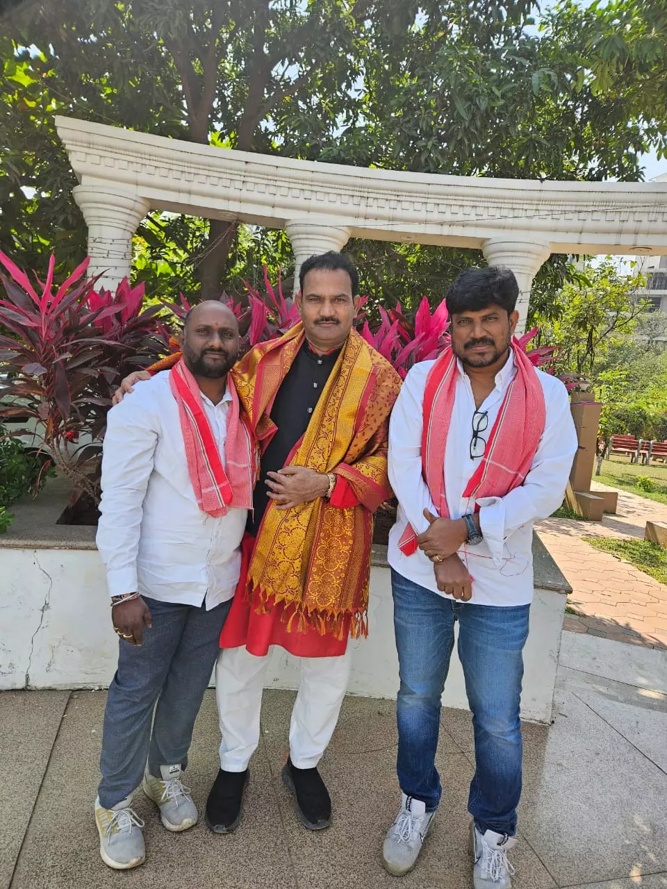 Nithya Kalyan Yadav and Madiri Narsingh Rao Meet Dr. Jagadish Yadav