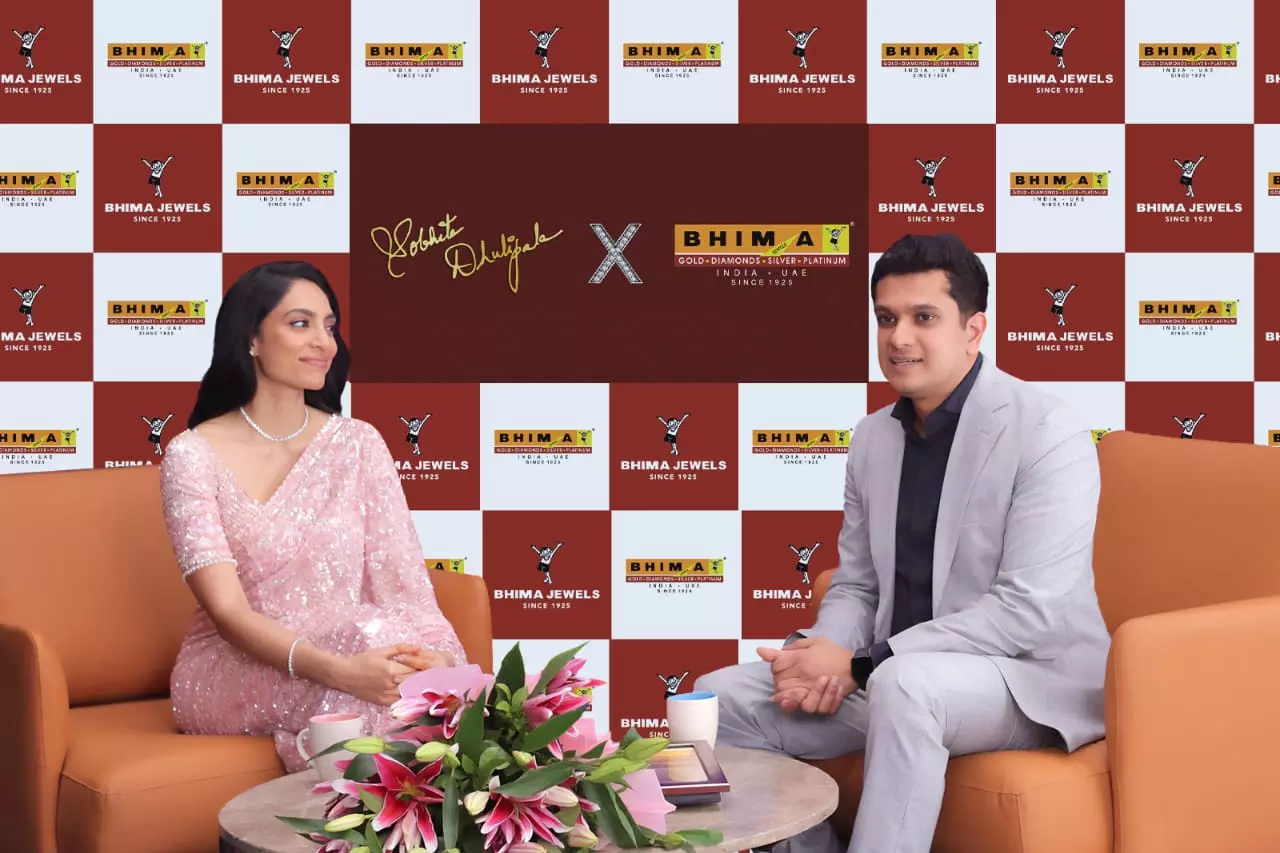 Actress Sobhita Dhulipala Is Brand Ambassador of Bhima Jewels