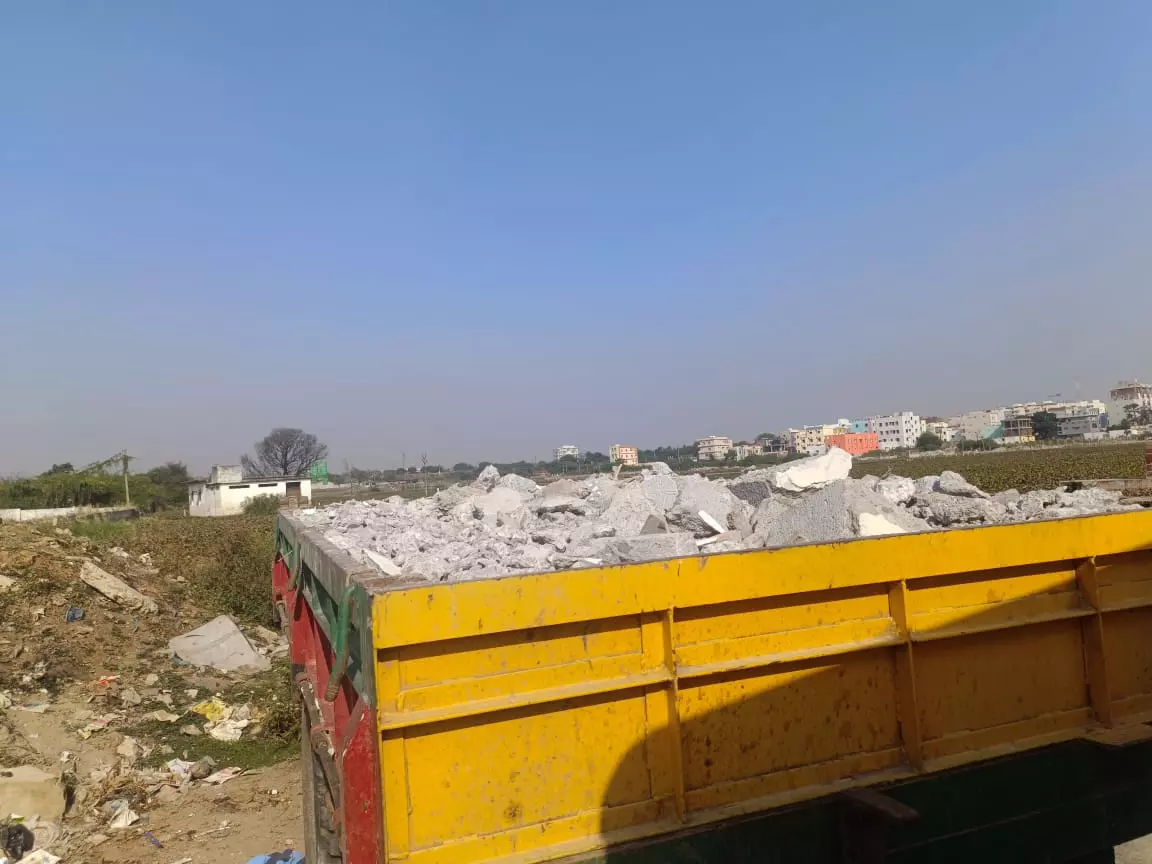 Gundlapochampally sees debris dumping in pond