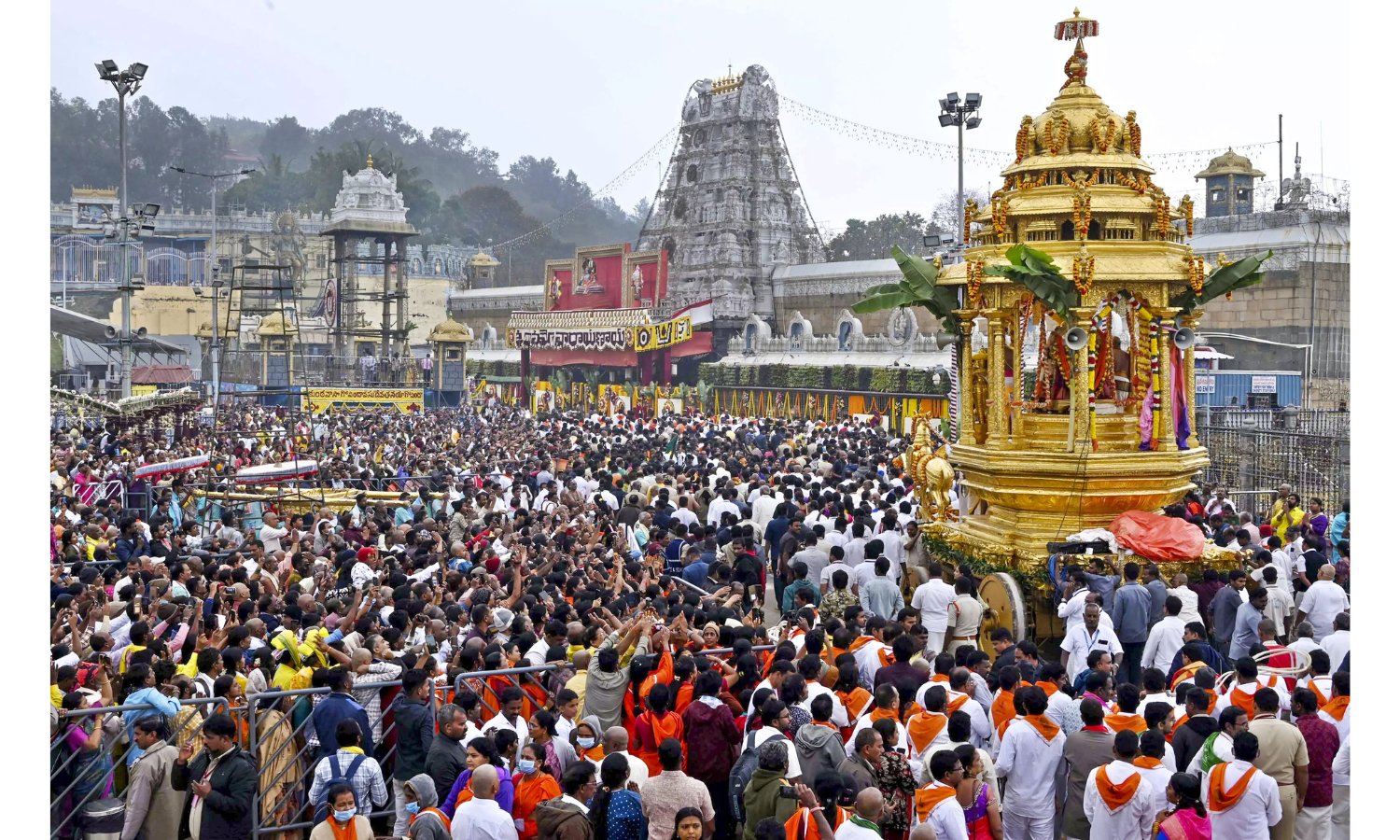 Tight security at temples for Vaikunta Ekadasi in Nizamabad, Kamareddy