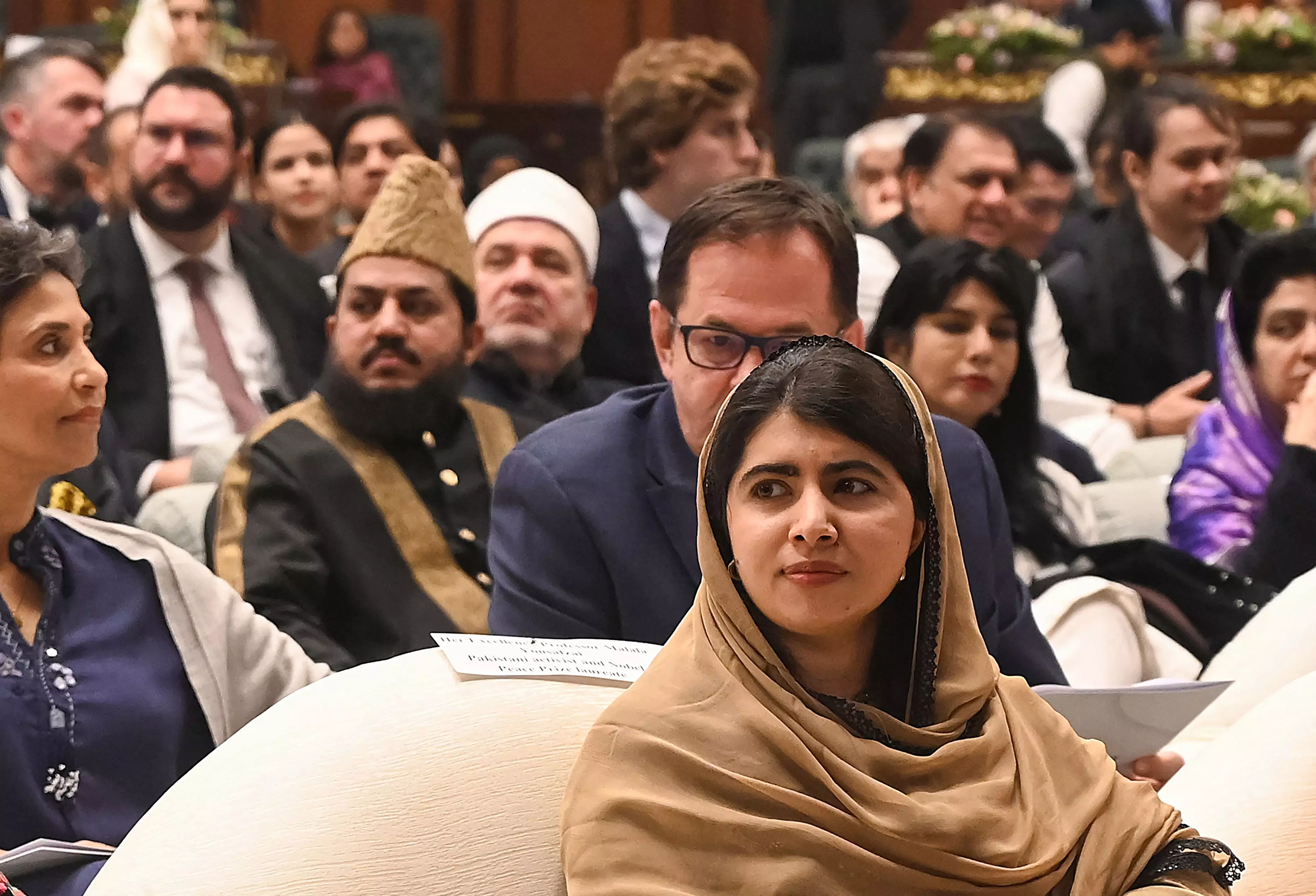 Malala Yousafzai attends Muslim girls education conference snubbed by Taliban