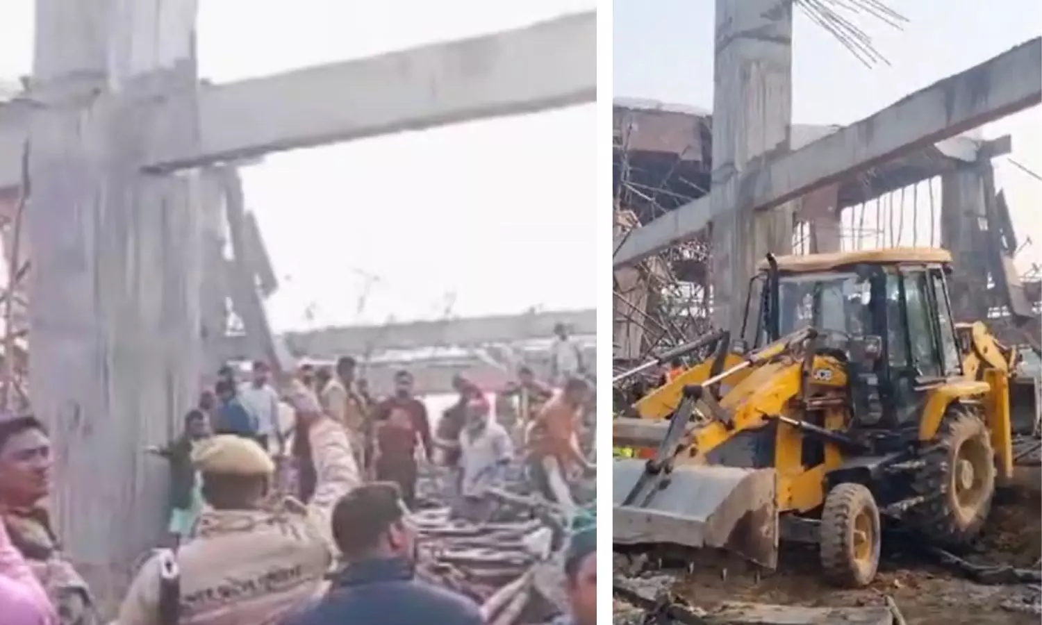 Kannauj railway station ceiling collapse; 23 rescued, several trapped