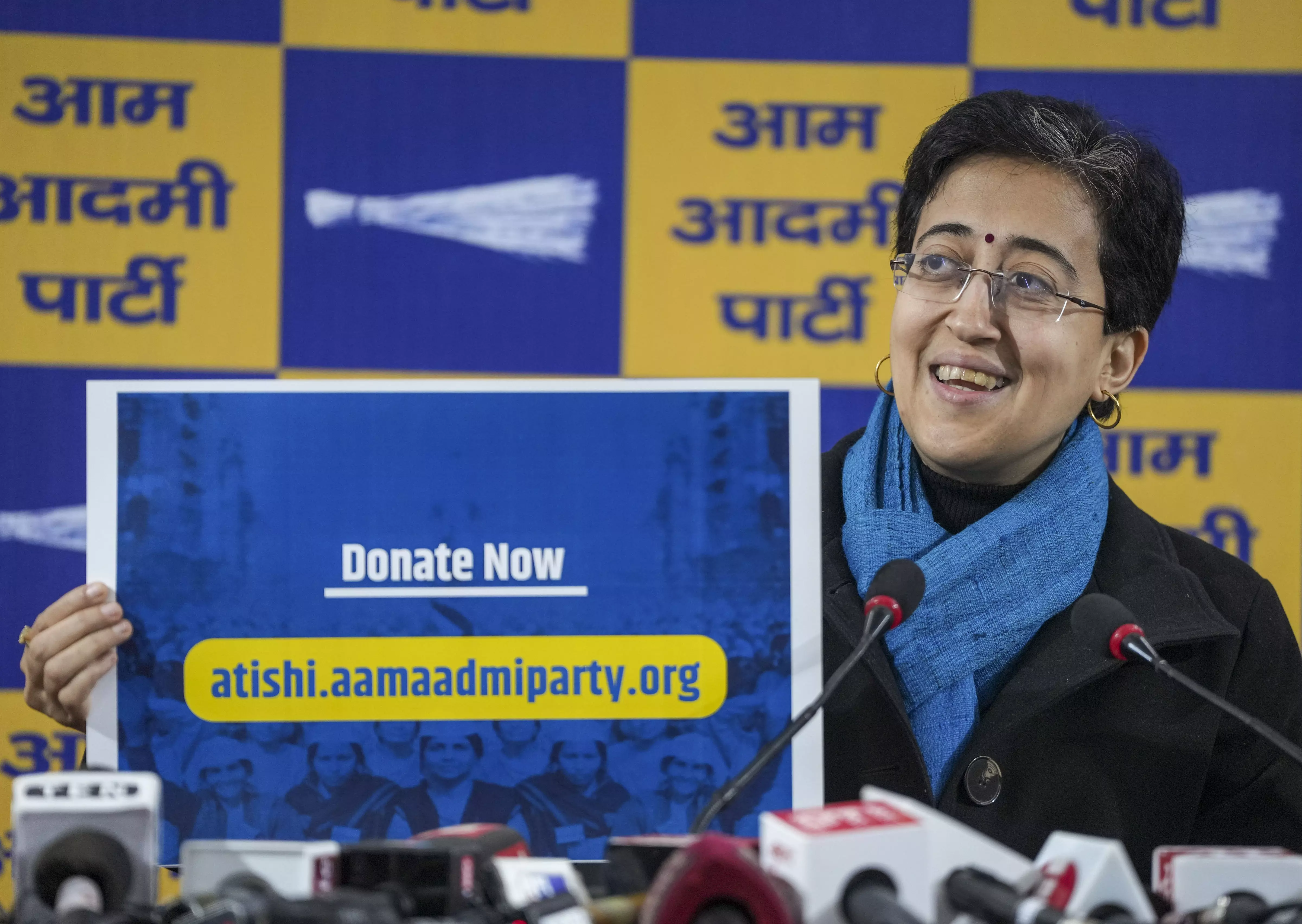 Delhi CM Atishi launches crowdfunding to contest assembly polls