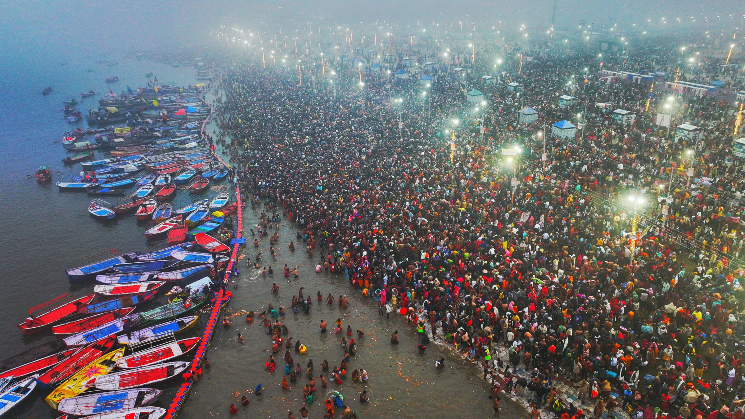 Maha Kumbh Mela begins with holy dip at Sangam