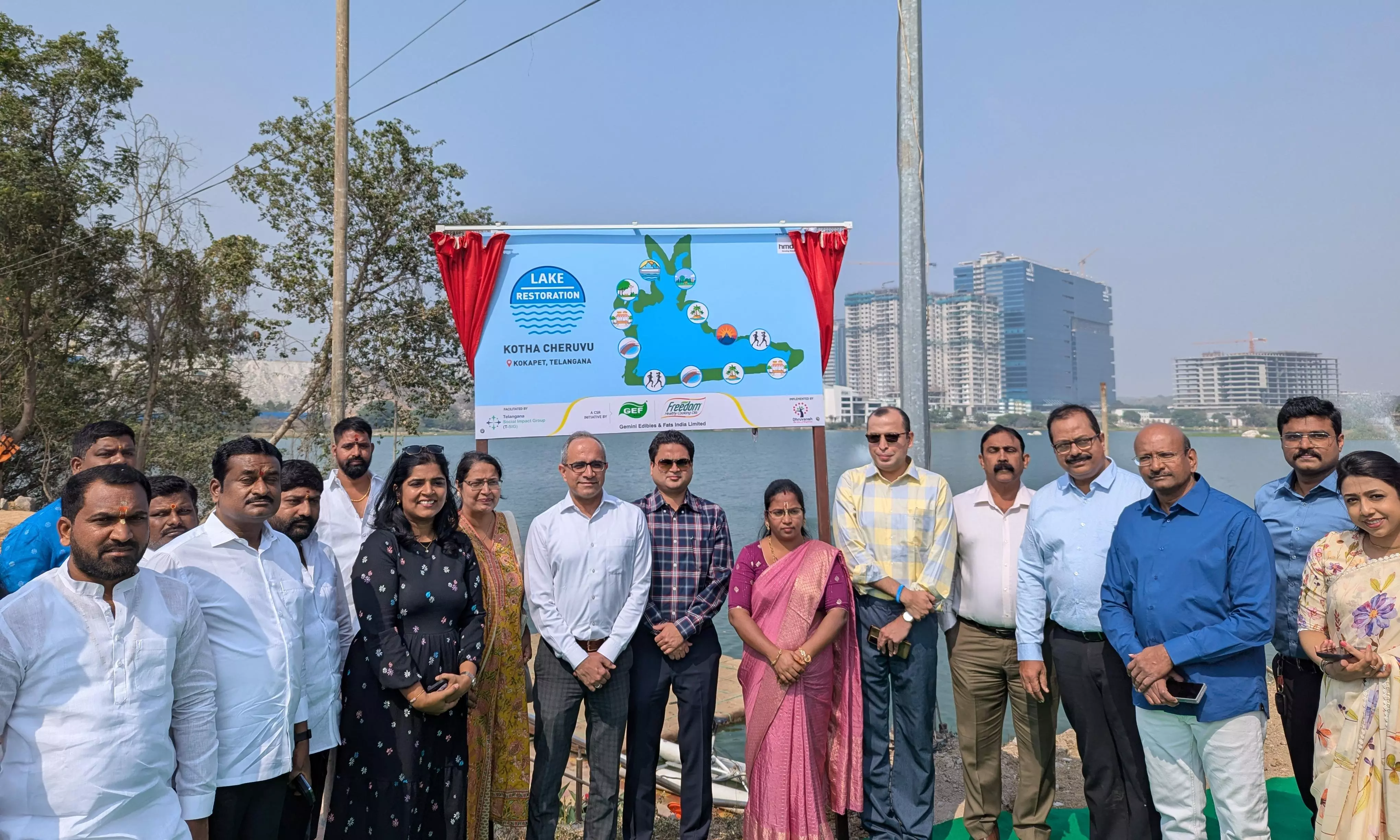 GEF India Adopts Kotha Cheruvu for Environmental Sustainability