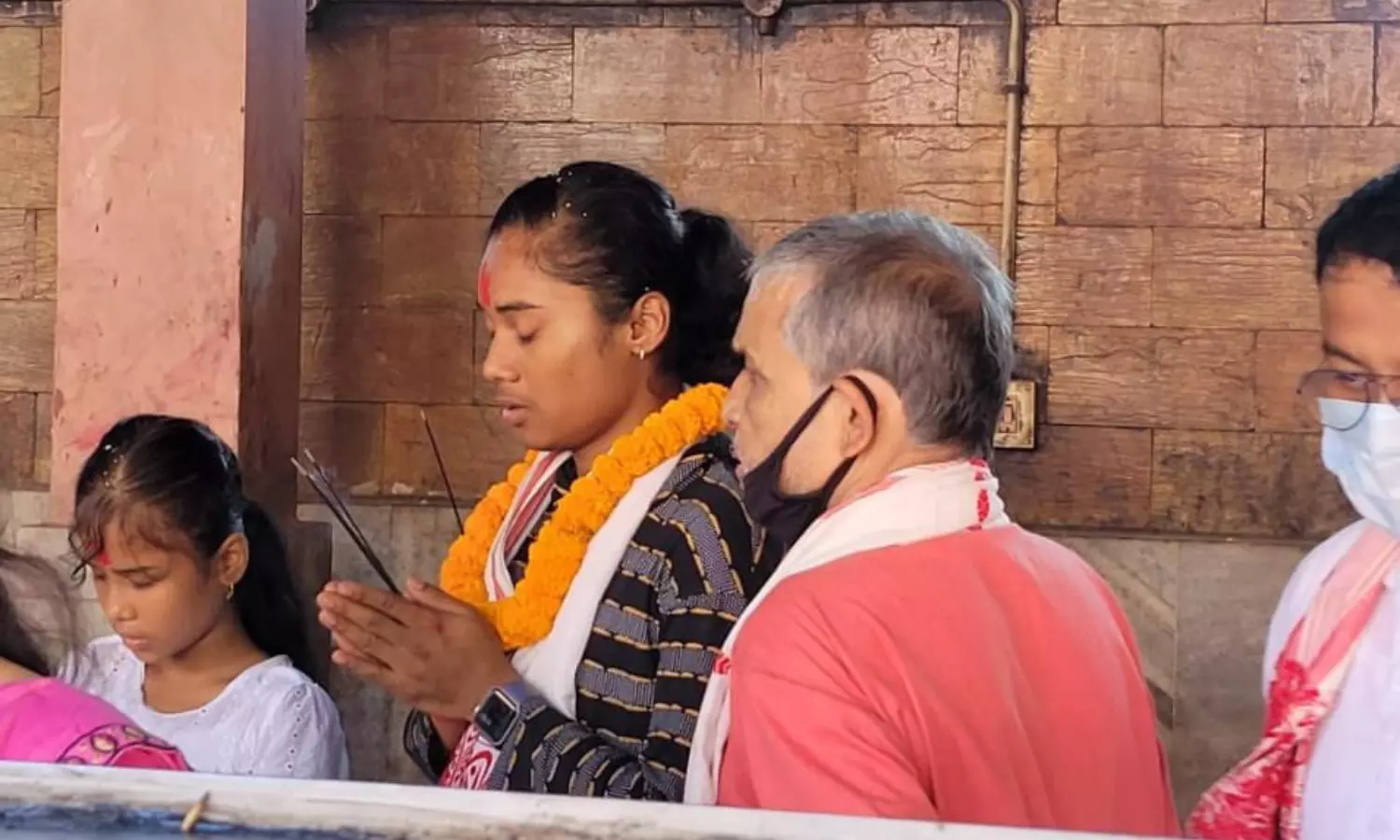 Ace sprinter Hima Das takes dip in Ganga at Maha Kumbh